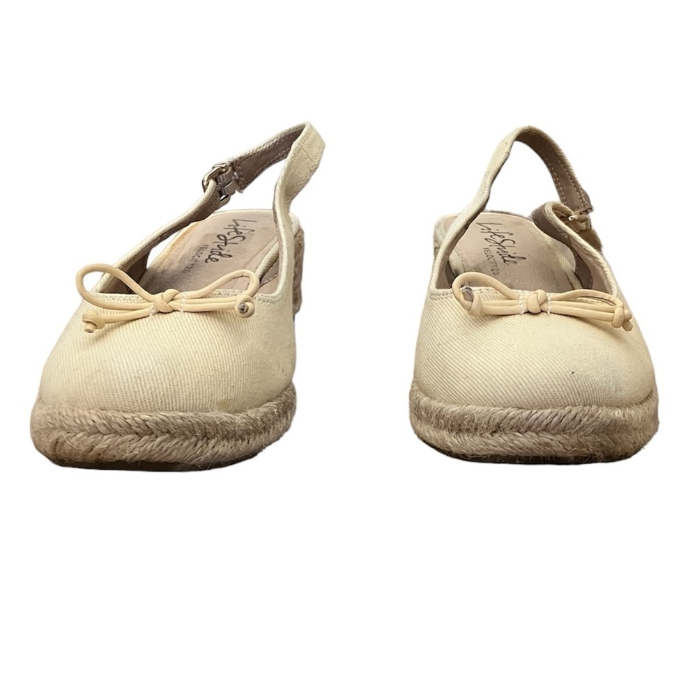 LifeStride Womens Keepsake Canvas Wedges Espadrille Heels Size 6.5​​​​ - Picture 7 of 7